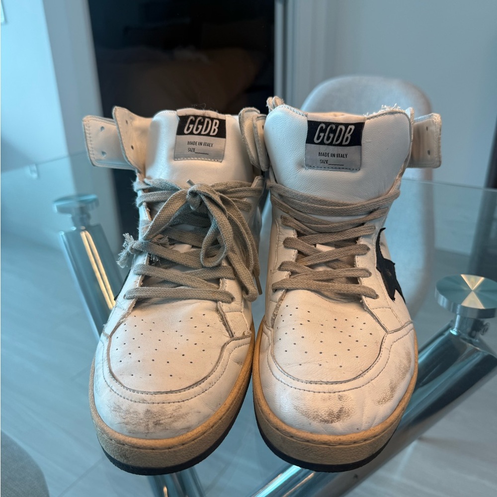 Golden Goose mens Sky-Star High-Top Sneakers - size 43 - Picture 4 of 7